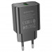 Borofone BA72A Spring single port QC3.0 charger, 1USB QC3.0, 18w, black