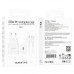 Borofone BA82A Platinum Single Port PD25W charger set (EU), кабель C-C, white