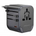 Borofone BAC13 Leader 3-port PD20W 1C2A universal conversion charger, black