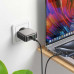 Borofone BAS56A Absolute PD45W (2C+U) charger (EU), black