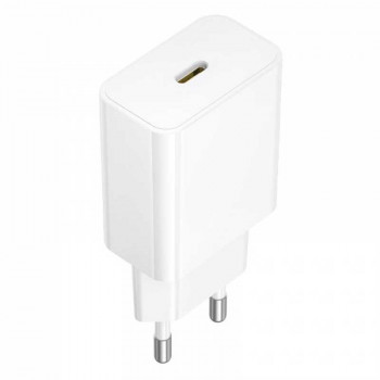 Borofone BA112A Single Port PD20W charger (EU), PD20w, white
