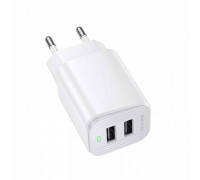 Borofone BAS81A Star dual-port Charger, 2.1A, white