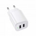Borofone BAS81A Star dual-port Charger, 2.1A, white