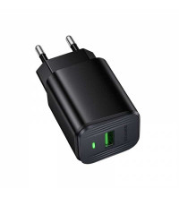 Borofone BAS82A Star single port QC3.0 charger, 1USB QC3.0, 18w, black