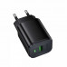 Borofone BAS82A Star single port QC3.0 charger, 1USB QC3.0, 18w, black