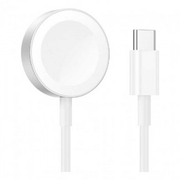 Borofone BQ21 Wireless Charger for iWatch 1-8, white