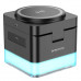 Borofone BQ34 Square 3-in-1 folding magnetic wireless fast charger, QI 15w, black