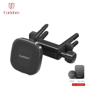 Earldom EH294 Magnetic Air Vent Car Holder, в круглую решетку, черный 