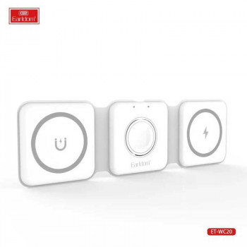 Earldom WC20 4in1 22,5w Magnetic Wireless Charger, white