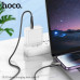 Hoco U133 Monte Charging Data Cable, 8-pin, в оплетке, 1.2m, 2.4A, black