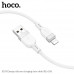 Hoco X109 Energy silicon cable for iP, USB-A to Lightning, 1m, white