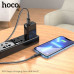 Hoco X69 Jaeger Data Cable, 8-pin, в оплетке, плоский, 1m, 2.4A, black
