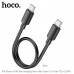 Hoco X96 Hyper 60W Cable, Type-C to Type-C, 3A, 60w, 0.25m, black