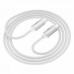 Hoco U134 Primero 240W Cable, Type-C to Type-C, 5A, 1.8m, оплетка, gray