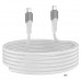 Hoco X106 Big bull 240W Cable, Type-C to Type-C, 5A, 240w, 3m, gray