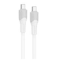 Hoco X106 Big bull 240W Cable, Type-C to Type-C, 5A, 240w, 3m, white