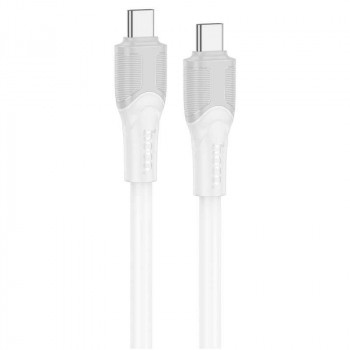 Hoco X106 Big bull 240W Cable, Type-C to Type-C, 5A, 240w, 3m, white