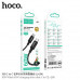 Hoco X89 Wind 60W Cable, Type-C to Type-C, 3A, 60w, 2m, оплетка, black