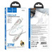 Hoco U133 Monte PD Cable iP (C-to-L), PD27W, 1.2m, оплетка, gray