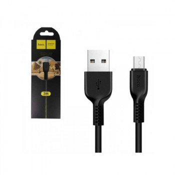 Hoco X20, microUSB, 3m, black