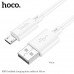 Hoco X88 Gratified charging data cable, microUSB, 1m, white