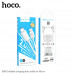 Hoco X88 Gratified charging data cable, microUSB, 1m, white