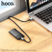 Hoco US10 USB3.0 to USB-C data cable, Type-C, в оплетке, 5Gbps, 0.5m, black