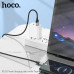 Hoco X102 Fresh Charging Data Cable, Type-C, в оплетке, 3A, 1m, black