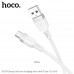 Hoco X109 Energy silicon cable, USB-A to Type-C, 1m, white