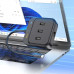 Hoco HB35 Easy link 4-in-1 Type-C 100Mbps Ethernet Adapter, 3xUSB2.0 + 100Mbps LAN,  black