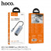Hoco HB1C TypeC to 4xUSB 3.0 Hub, металлический, 0.2m, metal gray