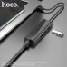 Hoco HB42 Easy safety 4-in-1 USB3.0 Gigabit Ethernet Adapter, 3xUSB3.0 + 1GB LAN,  black