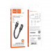 Hoco U107 Type-C male to iP female adapter cable, 10cm, black
