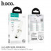 Hoco UA41A Crystal iP to RJ45 Ethernet Adapter, Lightning to 100Mbps LAN, кабель 14.5 см, white
