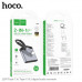 Hoco LS39 Type-C to Type-C+3.5 digital audio converter, PD27W, 15см, DAC, metal gray