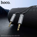 Hoco UPA31 Cindy spring AUX audio cable, 0.66-3m, black