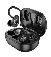 Hoco EQ8 Pure joy in-ear true Wireless BT5.3 Headset, 7h (42h), с заушиной, black