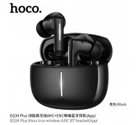 Hoco EQ34 PLus Rima TWS ANC+ENC BT5.4 Headset, 7h (28h), black