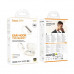 Hoco EW206 Mist True Wireless BT Headset, BT 6.0, 4h, с заушиной, white