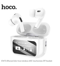 Hoco EW72 Soar True Wireless ANC noise reduction touch screen BT Headset, white