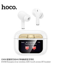 Hoco EW88 Rampino True Wireless ANC touch screen BT Headset, BT 5.4, 4h, white