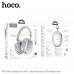 Hoco W35 Max Auspicious ANC noise reduction BT Headphones, 90hours, BT 5.3, TF, silver