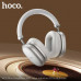 Hoco W35 Max Auspicious ANC noise reduction BT Headphones, 90hours, BT 5.3, TF, silver