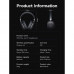 Hoco W35 Max Joy BT Headphones, 90hours, BT 5.3, TF, black