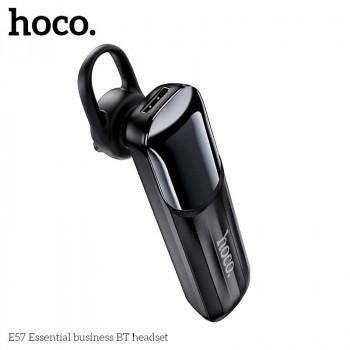 Hoco E57 Essential Business BT Headset, моногарнитура, black