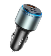 Hoco NZ9 Galloper 95W three-port 2C1A PD65W + 30W Car Charger, black