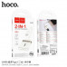 Hoco UA40A Crystal Type-C Male to SD/TF OTG 2-in1 Card Reader, white