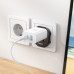 Hoco AC6 Unimpeded universal conversion plug (EU) Black