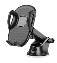 Hoco H9 General Car Holder (center console), на панель и в стекло, black