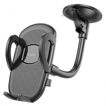Hoco H10 General Car Holder (windshield), на панель и в стекло, black